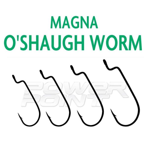 Rapture Magna O Shaugh Worm 1/0 Offset Háčik 10ks