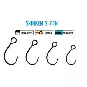 Trabucco Shinken Hooks S-75M BN #1 Háčik na voblery 10ks