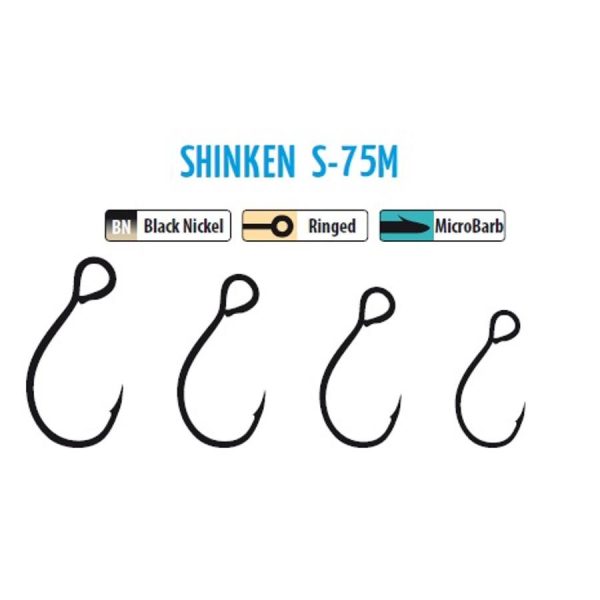Trabucco Shinken Hooks S-75M BN #2 Háčik na voblery 10ks