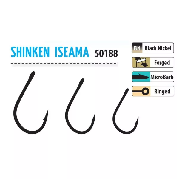 Trabucco Shinken Hooks Iseama W/R BN#12 Háčik s očkom a protihrotom 10ks