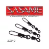 Sasame Black Nikkel 6 Extra Erős Hordós Forgó Biztonsági Kapoccsal 6db
