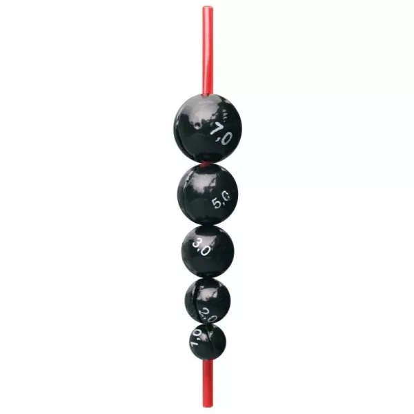 Cralusso - Centrálne guľové olovo s ochrannou trubicou 5ks/balenie - Guľové olovo - 12gr