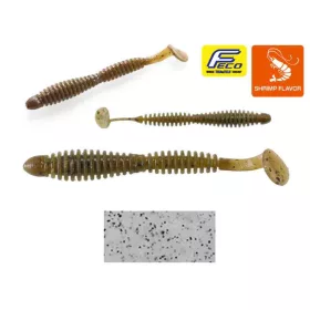  Tiemco Locoism Flexy Shad 8,9cm #161 Whitefish SP Plasztik Csali 7db