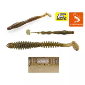   Tiemco Locoism Flexy Shad 8,9cm #225 GP Shad Plasztik Csali 7db
