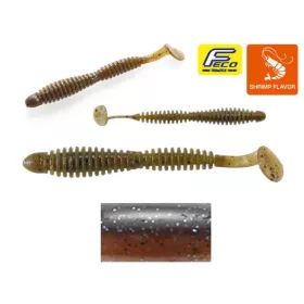   Tiemco Locoism Flexy Shad 8,9cm #239 Locom Blanc Plasztik Csali 7db