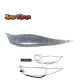 Tiemco Jerky Popper Eco 8,3cm 6gr 19 Electric Shad Plasztik Csali 3db