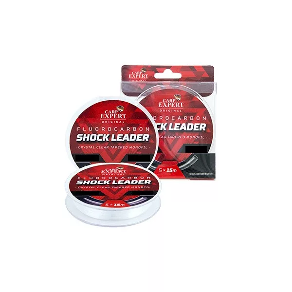 CARP EXPERT FLUOROCARBONOVÝ ŠOKOVÝ NÁVÄZEC 0.25MM-0.55MM