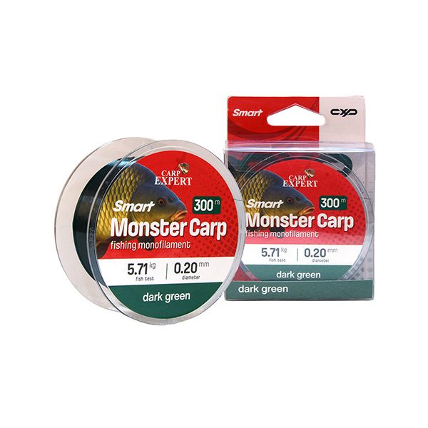 Carp Expert Smart Monster Carp Sötétzöld 0,35mm Monofil Főzsinór 300m