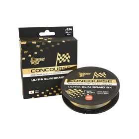   Benzar Concourse Ultra Slim 8X Braid 120m 0,080mm Pletená hlavná šnúra