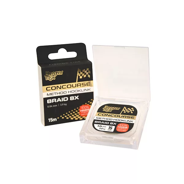 Benzár Mix Concourse Braided Hooklink 0,12mm 15m Pletená Nadväzcová Šnúra