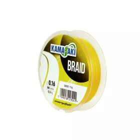 Kamasaki Braid Yellow Pletená Šnúra 0,22mm 19,5kg 100m
