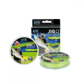 Vlasec L&K Jig Braid 0,18Mm 10.3 Kg 110M Lime Green