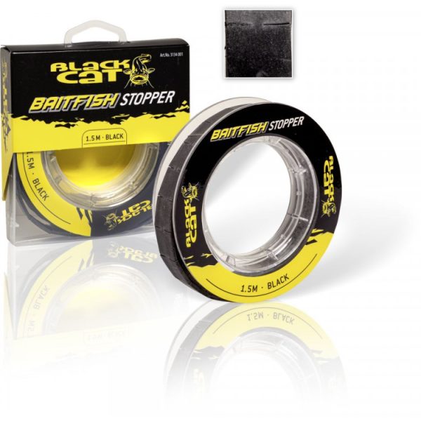 1,5M BLACK BLACK CAT BAITFISH STOPPER - zarážka na nástrahu