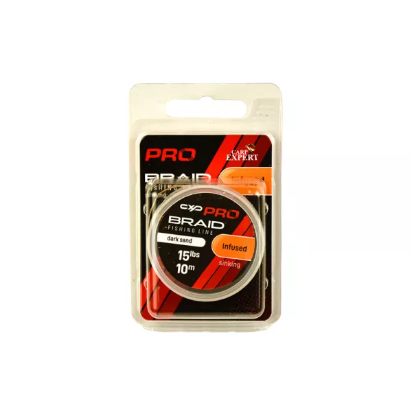 Carp Expert Pro Infused Dark Sand 25lbs Fonott Süllyedő Előkezsinór 10m