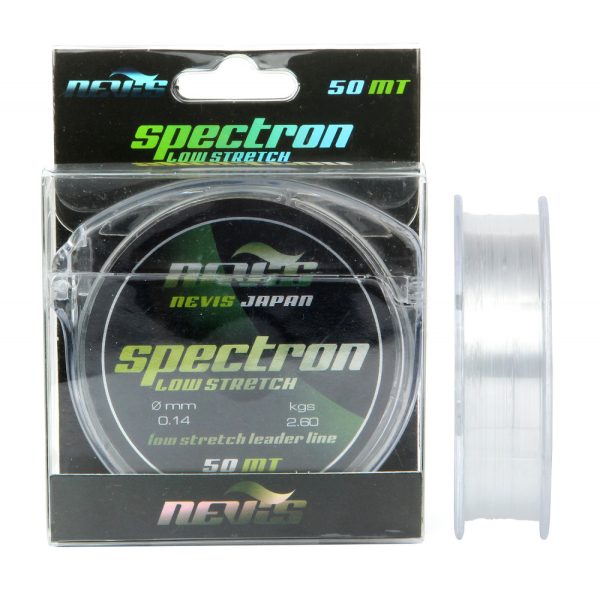 Nevis Spectron 50m 0.18mm Monofilový náväzec -Priehľadný