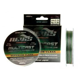   Nevis Multicast 300m 0.25mm Monofilný hlavný vlasec-Viacfarebný