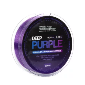   Carp Academy Deep Purple 300m 0.35mm Monofilný hlavný vlasec-Fialový