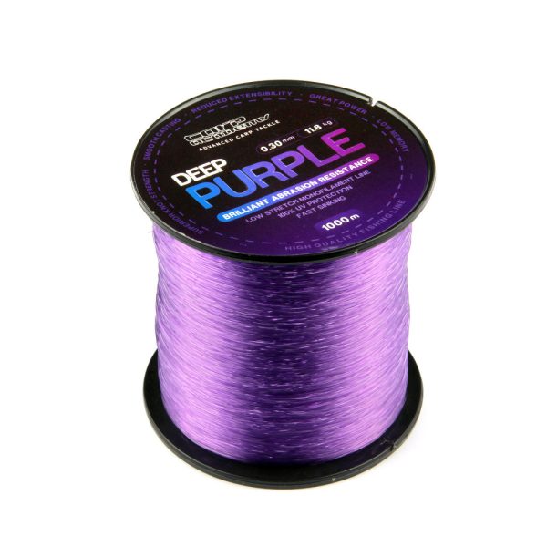Carp Academy Deep Purple 1000m 0.35mm Monofilný kmeňový vlasec - Fialový