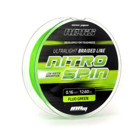   Nevis Nitro Spin 100m 0.07mm Pletená hlavná šnúra-Fluo zelená