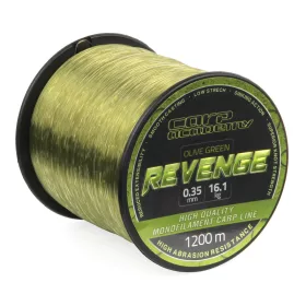   Carp Academy Revenge 1200m 0.25mm Monofilný hlavný vlasec-Zelený