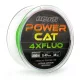 Nevis Powercat 4XFluo 200m 0,60mm Pletená hlavná šnúra-Zelená