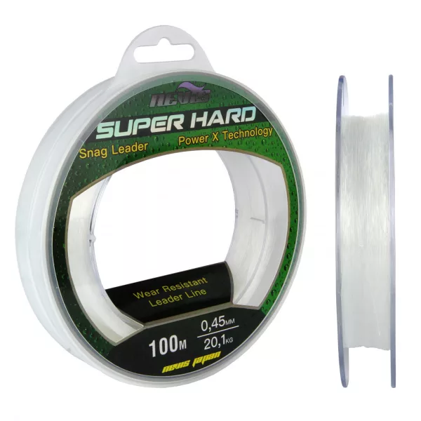 Nevis Super Hard Snag Leader 100m 0.50mm Monofilný vlasec-Priehľadná