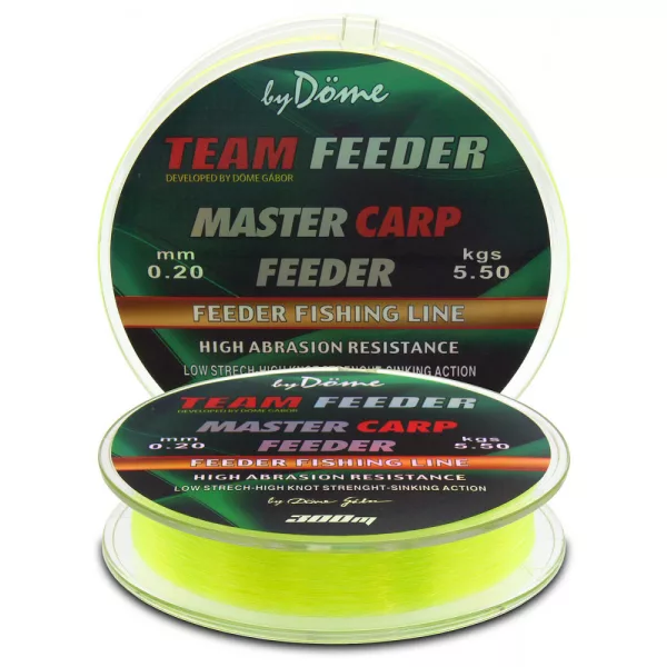 Haldorádó By Döme TF Master Carp 300m 0.18mm Monofilný hlavný vlasec-Fluo žltý