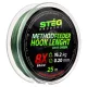 Stég Stég Method Feeder pletená nadväzcová šnúra 0.12mm 25m-Tmavozelená