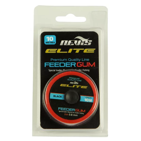 NEVIS Elit Black Feeder guma 0.60mm 10m 4,5kg Silná guma