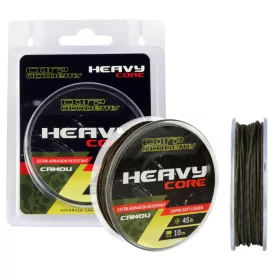   Carp Academy Heavy Core 10m 0.80mm 45lb Camo Pletená nadväzcová šnúra-Bahno