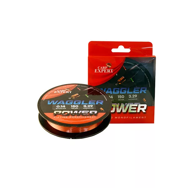 Carp Expert Power Waggler 150m 0.18mm Monofilný hlavný vlasec