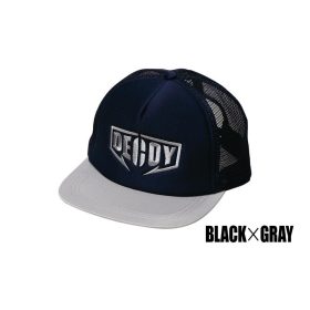 Decoy DA-17 Flat Mesh Cap Black Grey Baseball Sapka 1db
