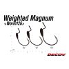 Decoy Worm 126 Magnum #8/0 9gr Súlyozott Offset Horog 3db