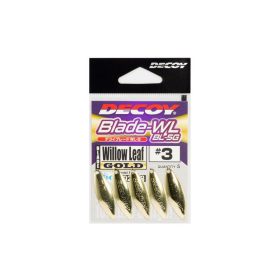 Decoy BL-5G Willow Leaf Gold 3,5 Spinner Blade 4db