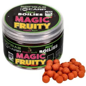   Sensas Mini Boilies Crazy Magic Fruity 10mm Nástrahové Boilies 80g