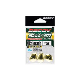 Decoy BL-7G Cr Colorado Gold 3 Spinner Blade 4db