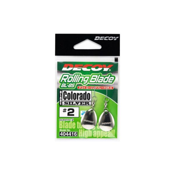 Decoy BL-8S Colorado Silver 1 Spinner Blade Forgóval 2db