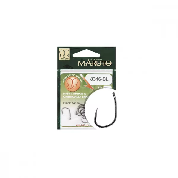Maruto Háčik 8346Bl T.D.E.10° Barbless Hc Forged Black Nickel 14