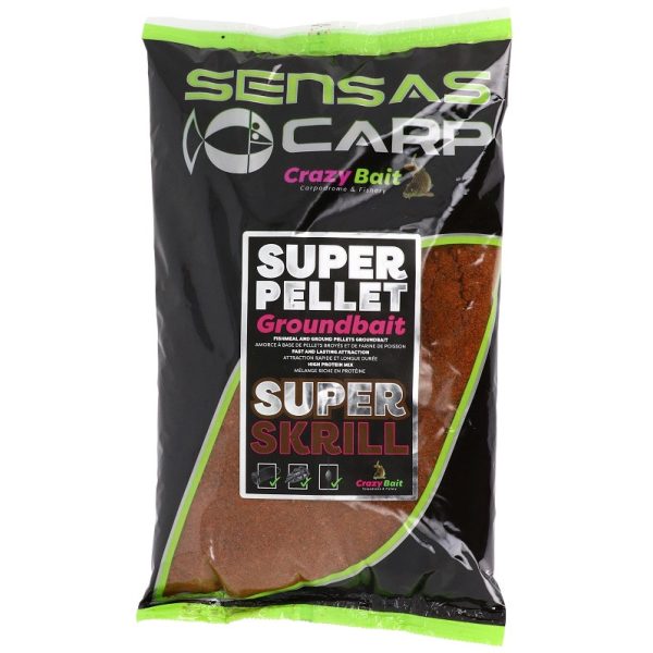 Sensas Super Pellet Super Krill krmivo 1kg