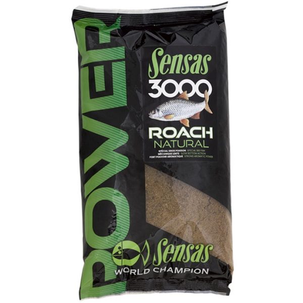 Sensas 3000 Power Roach Natural Krmivo 1kg