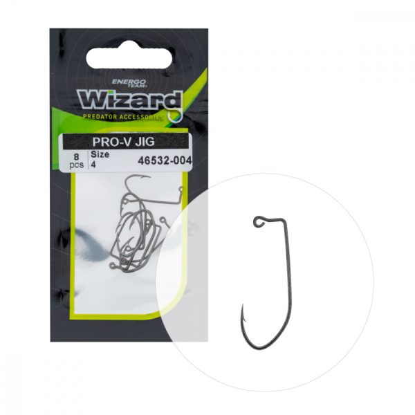 Wizard Pro-V Jig s očkom a protihrotom 4 Prívlačový offsetový háčik