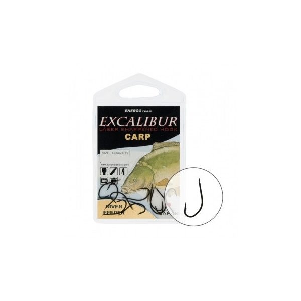 Excalibur Háčik River Feeder Black 4