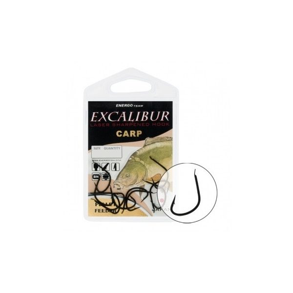 Excalibur Háčik Pellet Feeder Black 14
