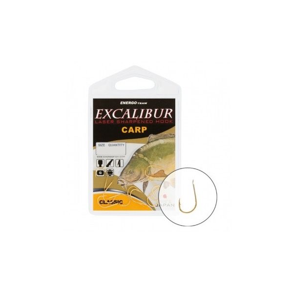 Excalibur Háčik Carp Classic Gold 6