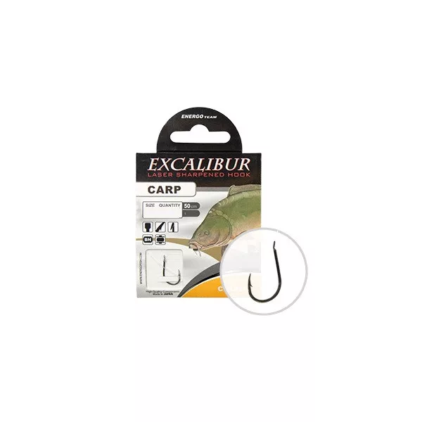 Excalibur Naviazaný háčik Carp Classic, Bn No.1