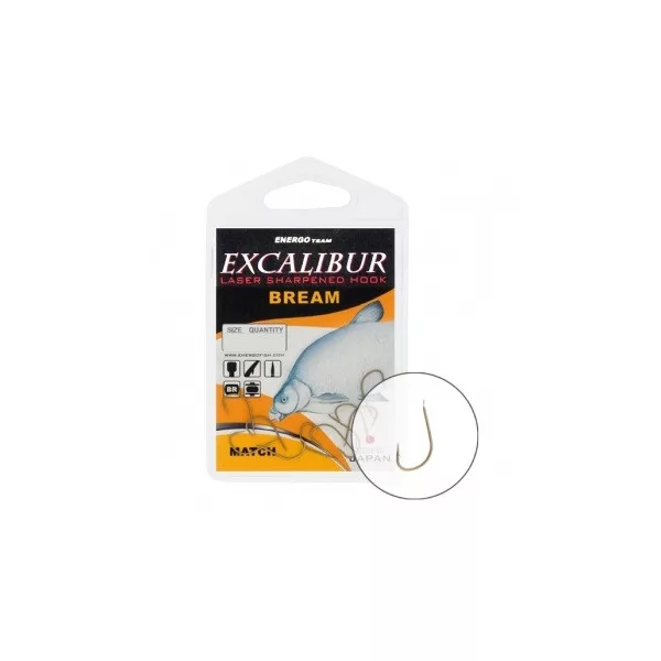 Excalibur Háčik Bream Match Brown 12