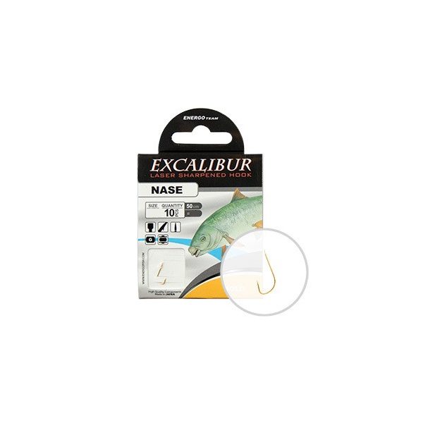 Excalibur Naviazaný háčik Bolo, Gold No.10