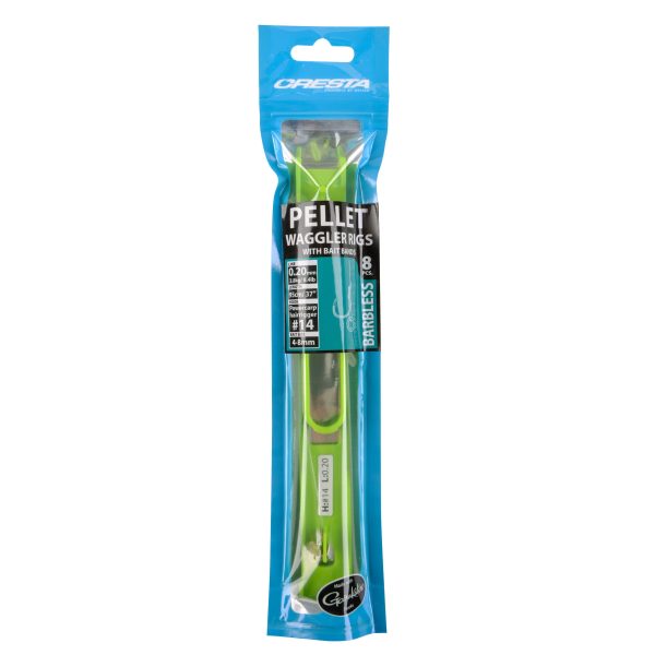 Cresta Pelletw Rigs + Band #14 - 0,2mm Barbless predviazaný háčik