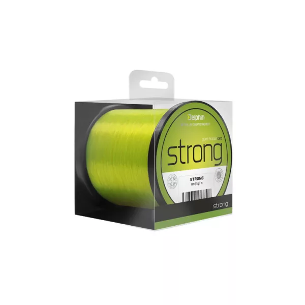 Delphin STRONG CARP 600m/žltá 0,28mm 14,3lbs