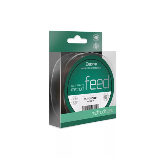 Delphin METHOD FEED 300m/hnedá 0,14mm 4lbs